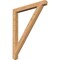 Ekena Millwork Traditional Craftsman Smooth Bracket, Western Red Cedar, 3 1/2"W x 38"D x 46"H BKT04X38X46TRA04SWR - alternate 1